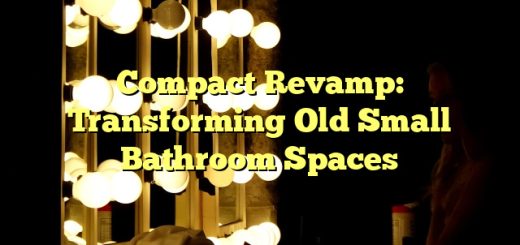 Compact Revamp: Transforming Old Small Bathroom Spaces 
